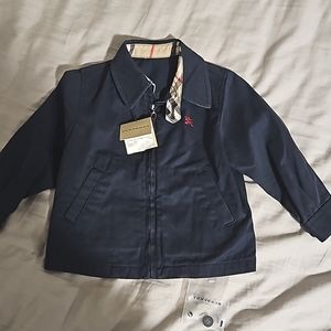 Vintage Burberry toddler jacket. Navy